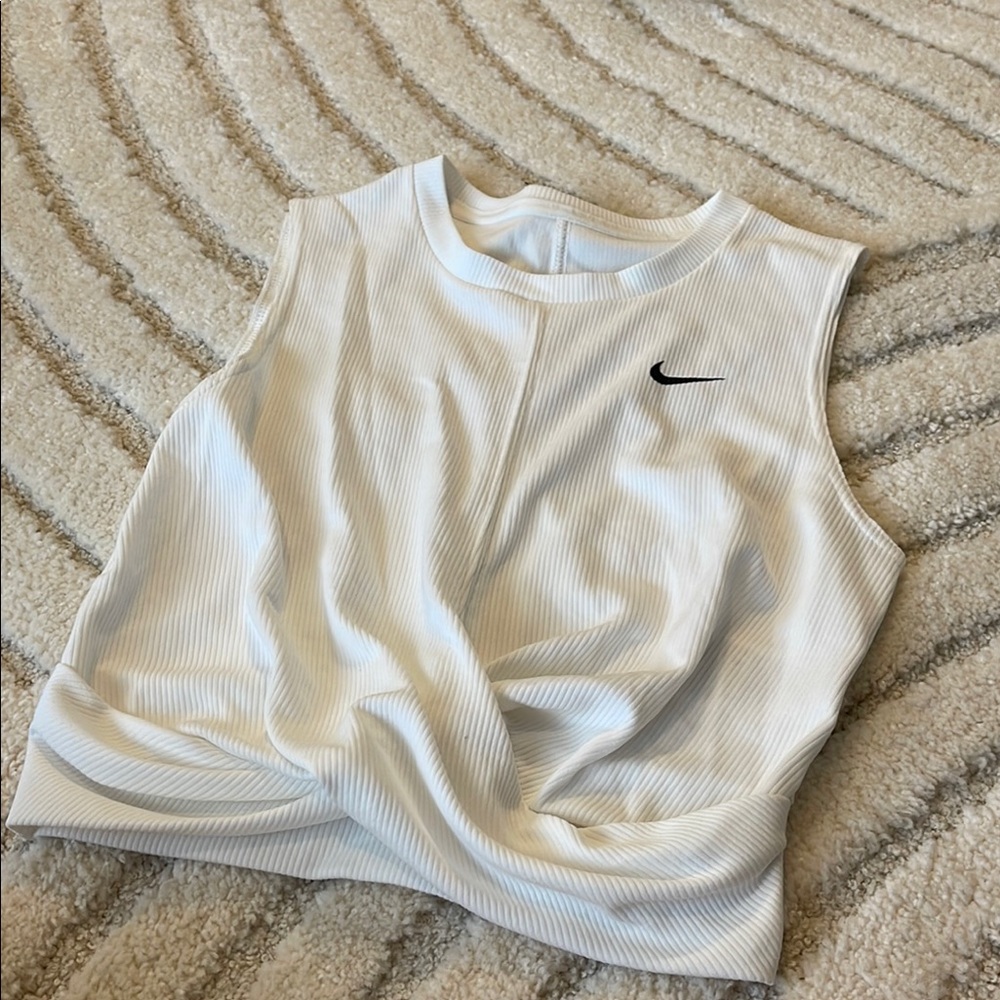Nike Women's White Muscle Tee